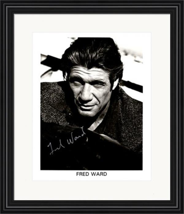 737963 Fred Ward Autographed 8 x 10 in. Photo - Actor No.3 Matted & Framed