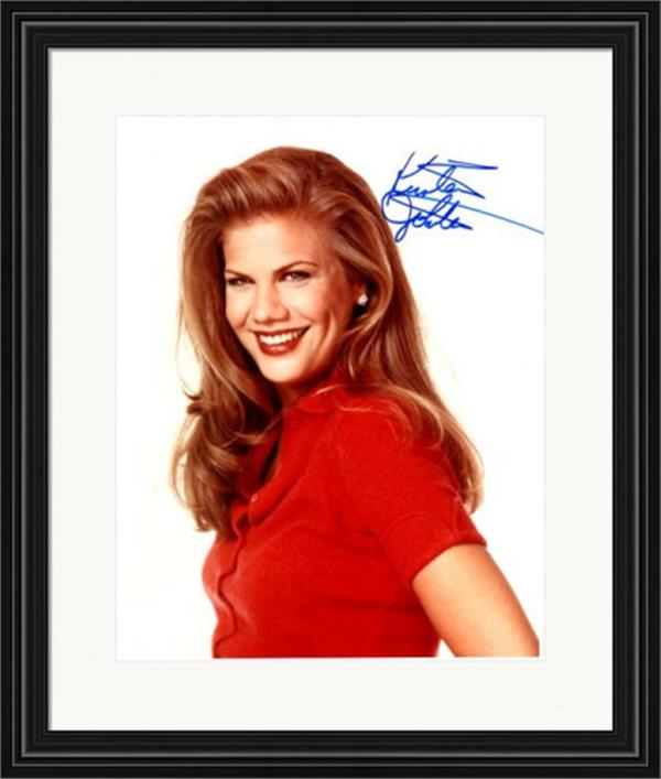 748089 Kristen Johnston Autographed 8 x 10 in. Photo - 3rd Rock From The Sun Actress No.2 Matted & Framed -  Autograph Warehouse