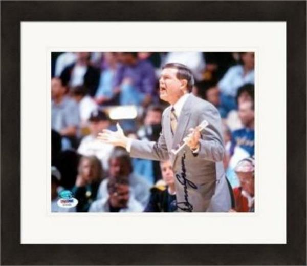Picture of Autograph Warehouse 312733 Denny Crum Autographed 8 x 10 in. Photo - Louisville Cardinals Coach PSA No.1 Matted & Framed
