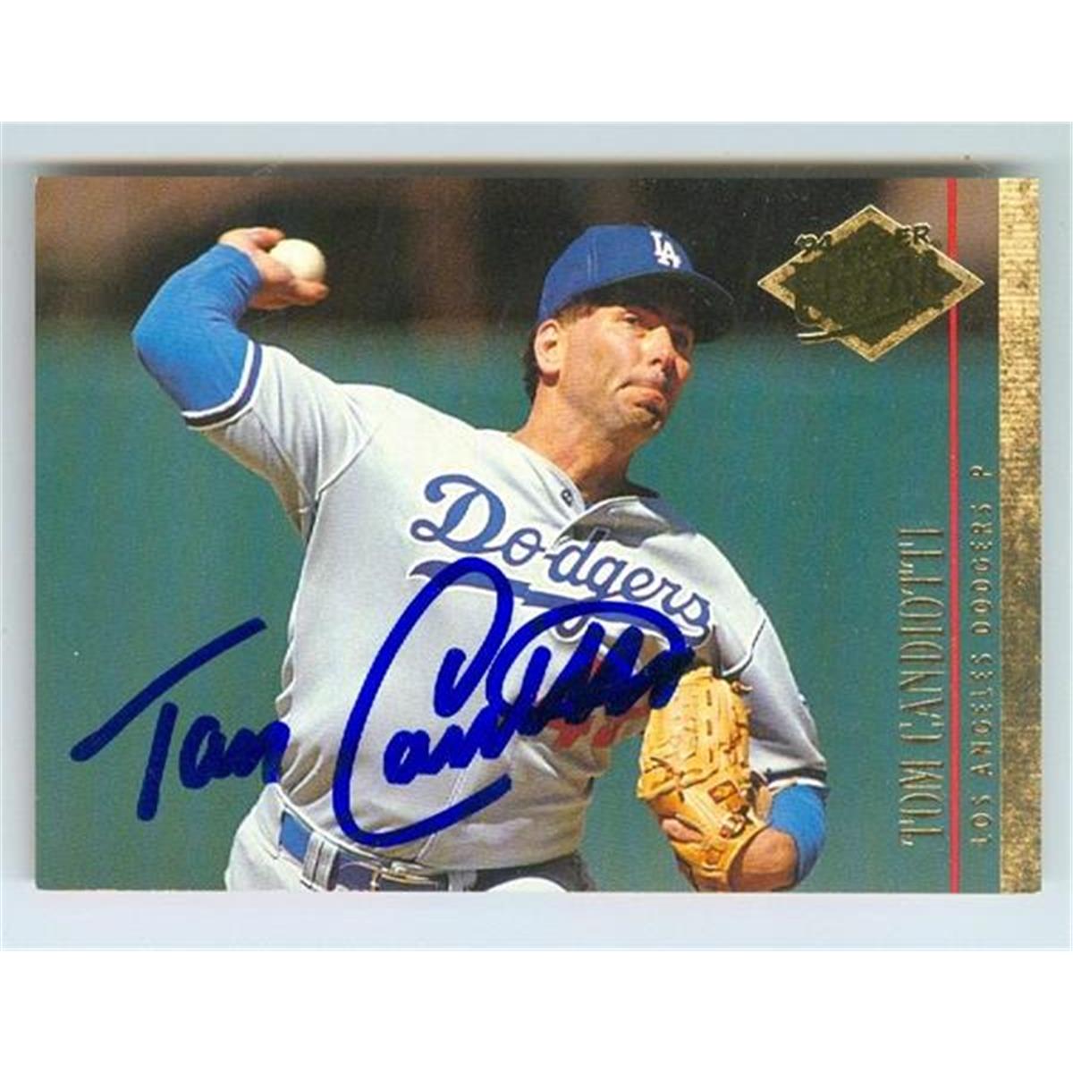 246052 Tom Candiotti Autographed Baseball Card - Los Angeles Dodgers 1994 Fleer Ultra - No. 514