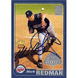 246413 Mark Redman Autographed Baseball Card - Minnesota Twins 2001 Topps Opening Day All Star Rookie Cup - No. 149 -  Autograph Warehouse