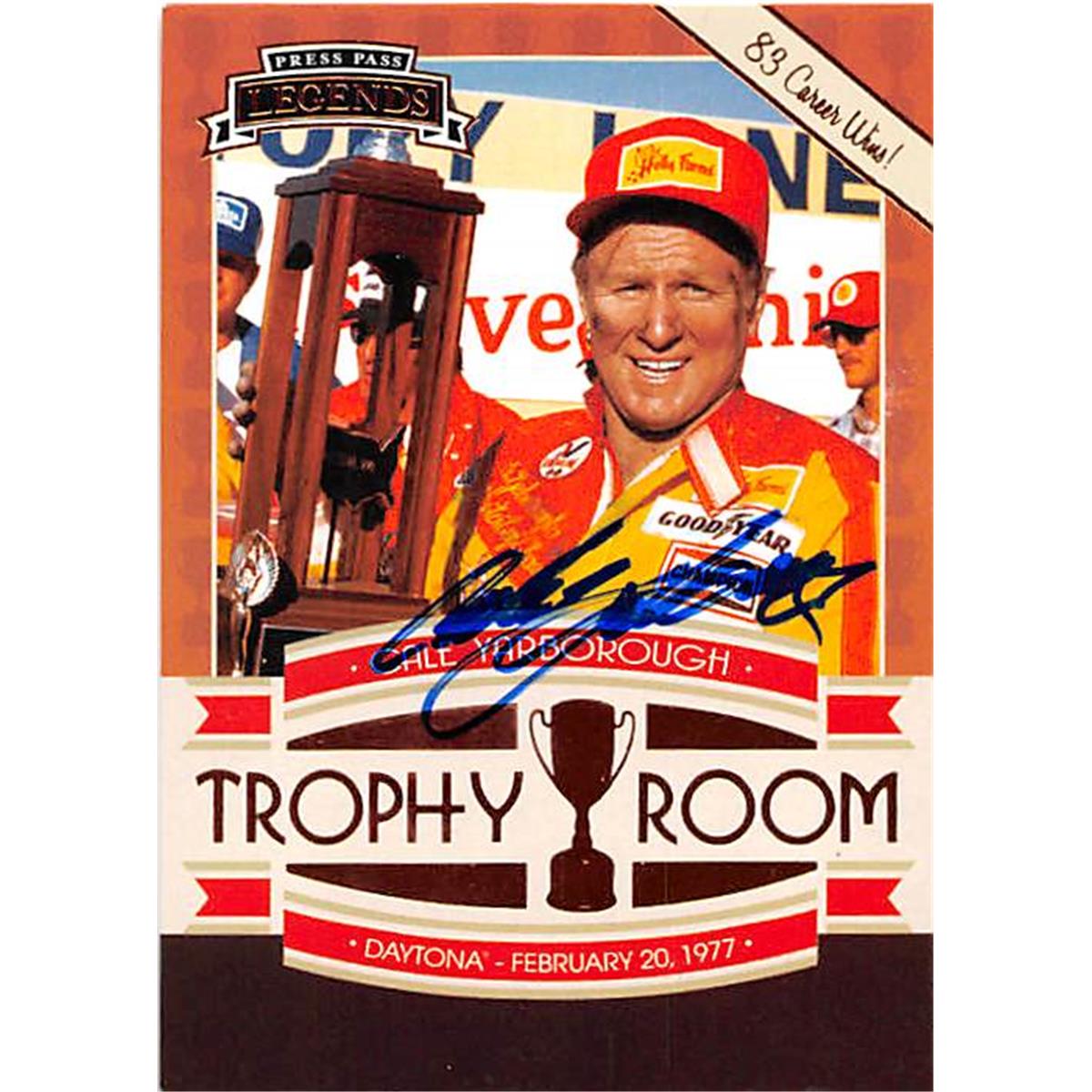 Cale Yarborough Autographed Trading Card - Autoracing Nascar Racer 2011 Press Pass Legends - No. 60