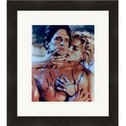 270714 Michael Douglas & Sharon Stone Autographed 8 x 10 in. Photo - Basic Instinct Matted & Framed -  Autograph Warehouse