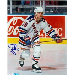 270738 Steve Larmer Autographed 8 x 10 in. Photo - New York Rangers Image - No. 2