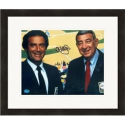 270814 Al Michaels Autographed 8 x 10 in. Photo - Sportscaster Image - No. SC2 with Howard Cosell Matted & Framed -  Autograph Warehouse