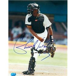Autograph Warehouse 270878 Charles Johnson Autographed 8 x 10 in. Photo - Florida Marlins 1997 World Champion Image - No. SC1