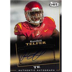 Autograph Warehouse 270034 Randall Telfer Autographed Football Card - USC Trojans 2015 Sage Hit - No. A132 Rookie