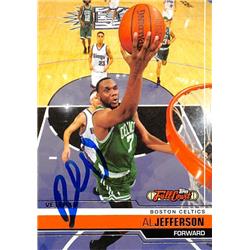Autograph Warehouse 270088 Al Jefferson Autographed Basketball Card - Boston Celtics 2006 Topps Full Court - No. 46