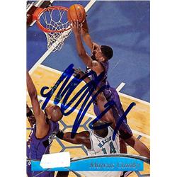 Autograph Warehouse 270125 Marcus Camby Autographed Basketball Card - Toronto Raptors 1997 Topps Stadium Club - No. 177