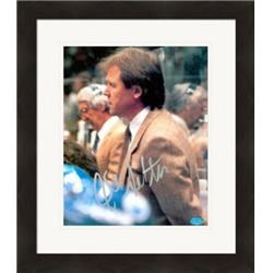 Autograph Warehouse 270298 Glen Sather Autographed 8 x 10 in. Photo - Edmonton Oilers Matted & Framed