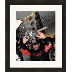 270470 Bruce Bochy Autographed 8 x 10 in. Photo - San Francisco Giants 2014 World Series Trophy Celebration Image - No. SC2 Matted & Framed -  Autograph Warehouse