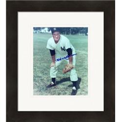 Autograph Warehouse 270551 Hank Bauer Autographed 8 x 10 in. Photo - New York Yankees Matted & Framed
