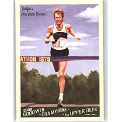 Picture of AutographWarehouse 291259 Bill Rodgers Autographed Trading Card Boston Marathon Runner New York 2009 Upper Deck Goodwin Champions 128
