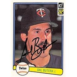 Picture of Autograph Warehouse 302206 1982 Donruss Sal Butera Autographed No.532 Baseball card - Minnesota Twins