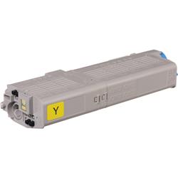 Picture of Aster Graphics AC-O0532XY 46490501 Okidata Compatible Toner Cartridge - Yellow