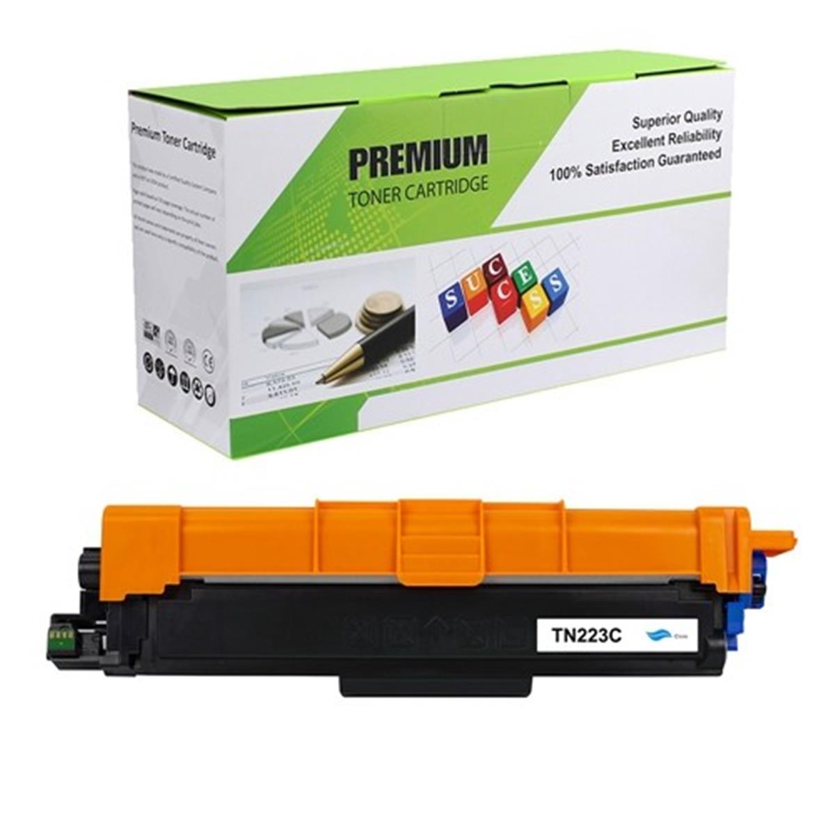 Picture of Brother AC-B0223C Compatible Toner Cartridge for TN-223C Printer&#44; Cyan