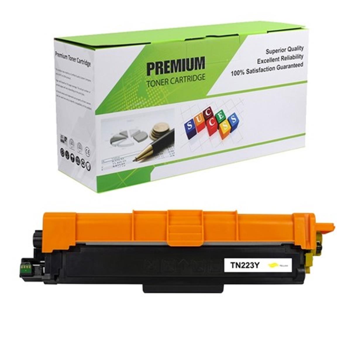 Picture of Brother AC-B0223Y Compatible Toner Cartridge for TN-223Y Printer&#44; Yellow