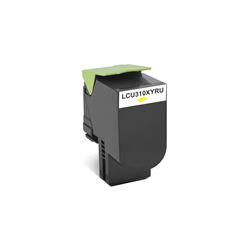 Picture of Lexmark AC-LCU310XY Compatible Toner Cartridge for 701HY-700H4-70C1HY0-70C0H40-801HY-800H4-80C1HY0 & 80C0H40 Printer - Yellow