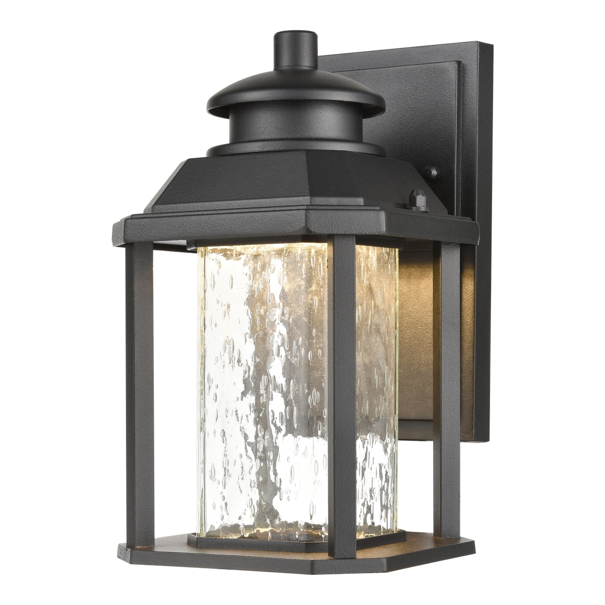 OL11162-BK 10 x 6 x 6 in. Irvine High 1-Light Outdoor Sconce - Matte Black