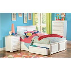 Picture of Atlantic Furniture AP8621002 Monterey Open Foot - White&#44; Twin Size