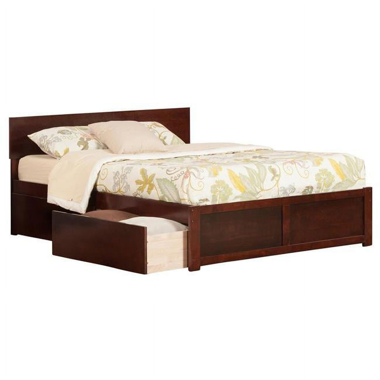 Picture of Atlantic Furniture AR8616032 Madison Extra LargeBed with Match Footboard in White, Twin Size