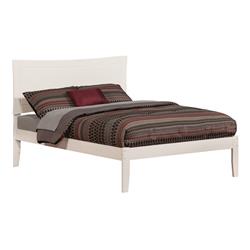 AR9016032 Metro Extra Large Bed with Matching Footboard - White, Twin Size -  Atlantic Furniture