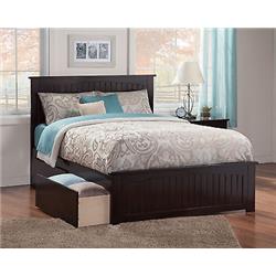 Picture of Atlantic Furniture AR8216111 Nantucket Matching Foot board Urban Bed Drawer x 1 - Espresso, Twin Extra Large