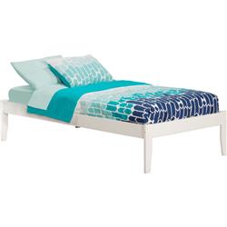 Picture of Atlantic Furniture AR8011002 Concord Open Foot Bed&#44; White - Twin Extra Large