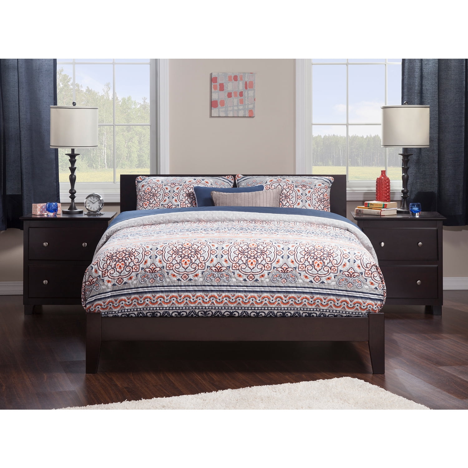 Picture of Atlantic Furniture AR8151031 Orlando Bed&#44; Espresso - King