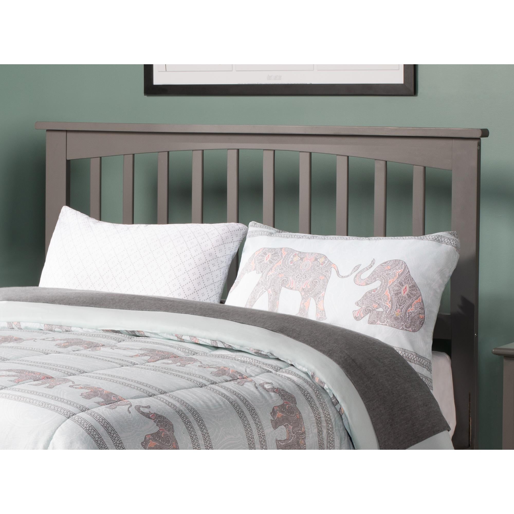 Picture of Atlantic Furniture AR287839 Mission Headboard&#44; Full - Grey