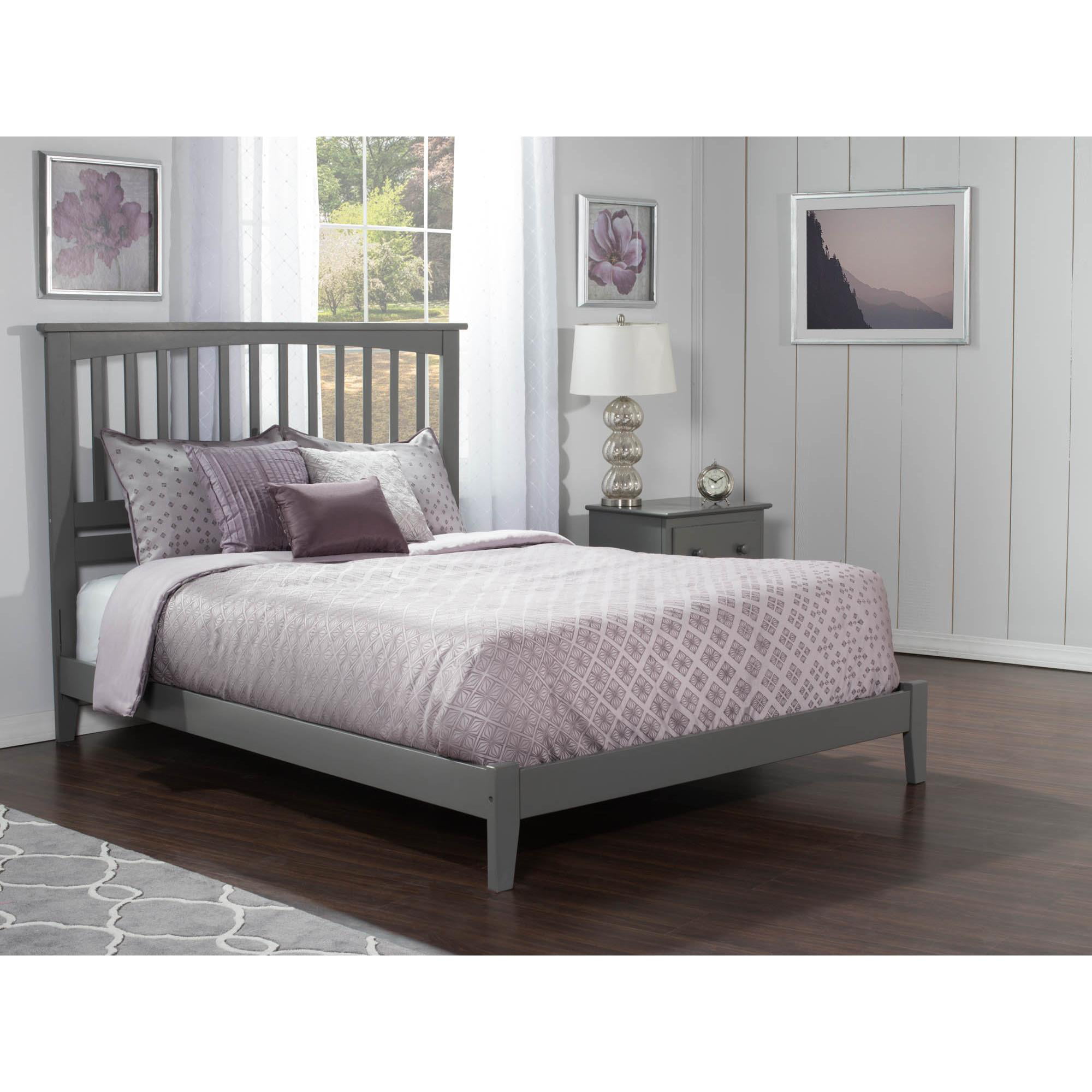 Picture of Atlantic Furniture AR8751039 Mission King Traditional Bed - Grey