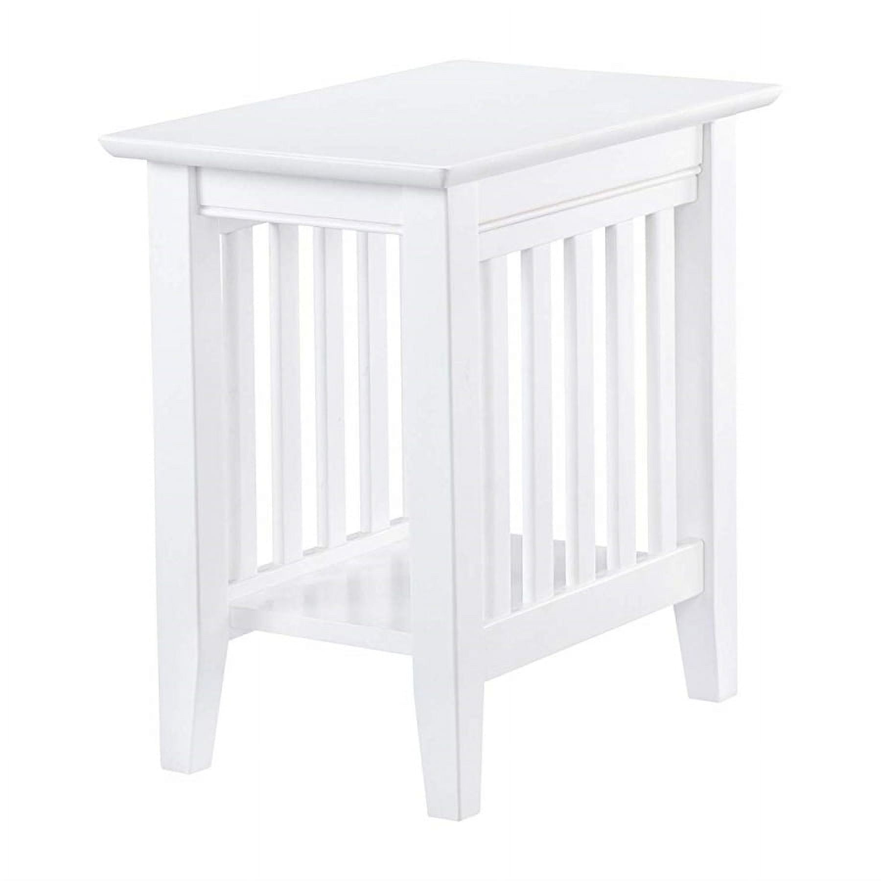 Picture of Atlantic Furniture AH13202 Mission Side Chair Table, White