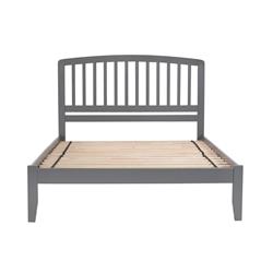 Picture of Atlantic Furniture AR8851009 78.75 x 82.5 x 50 in. Richmond Platform Bed with Open Foot Board in Grey - King Size