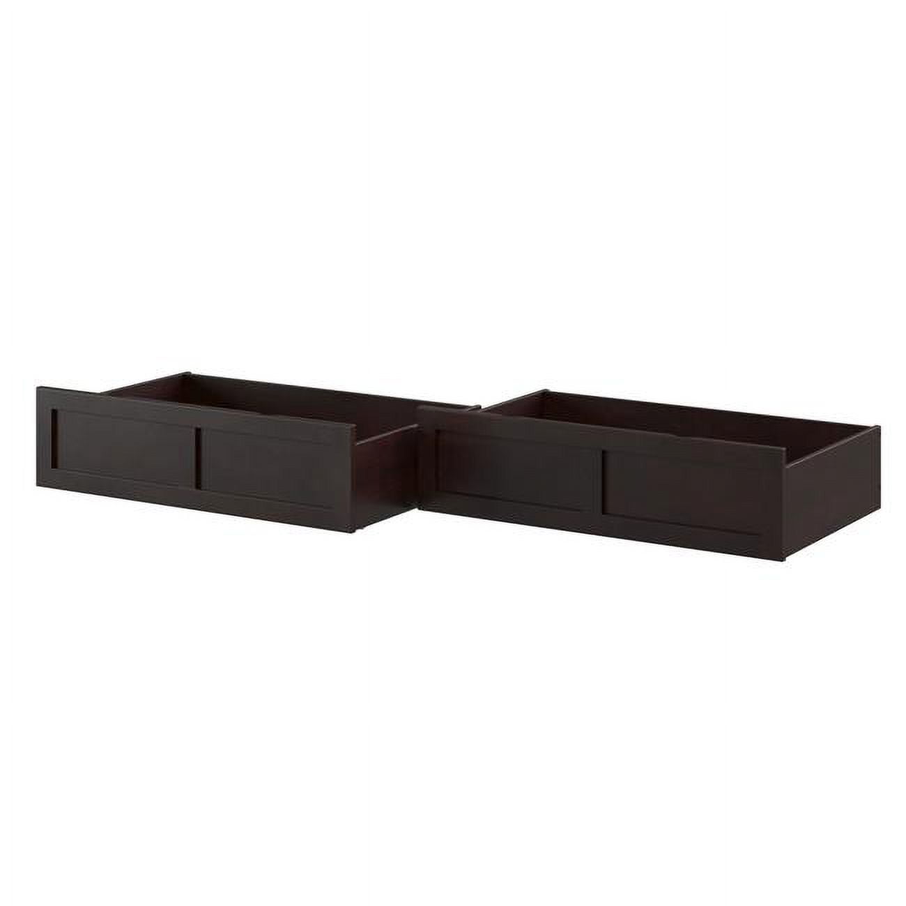 Picture of Atlantic Furniture AG8006331 Twin & Full Size Drawers&#44; Espresso - Set of 2