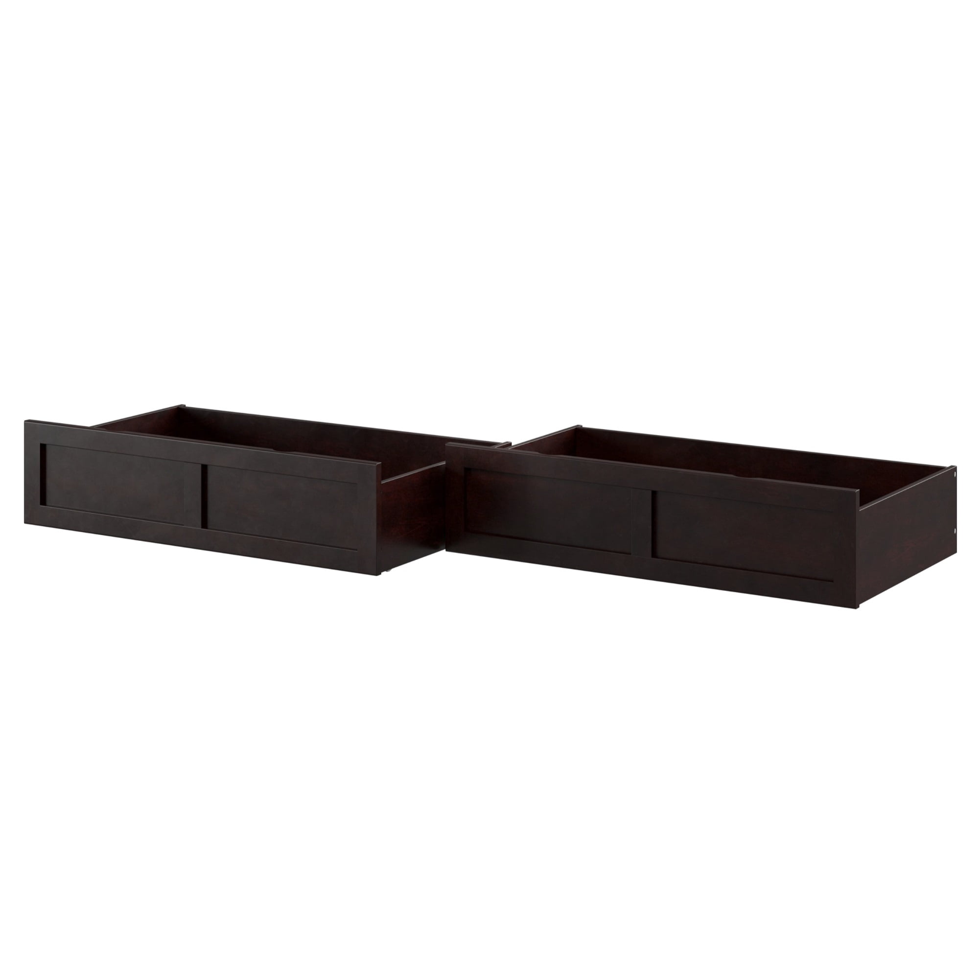 Picture of Atlantic Furniture AG8006441 Extra Long Drawers&#44; Espresso - Twin Extra Large&#44; Queen & King Size - Set of 2