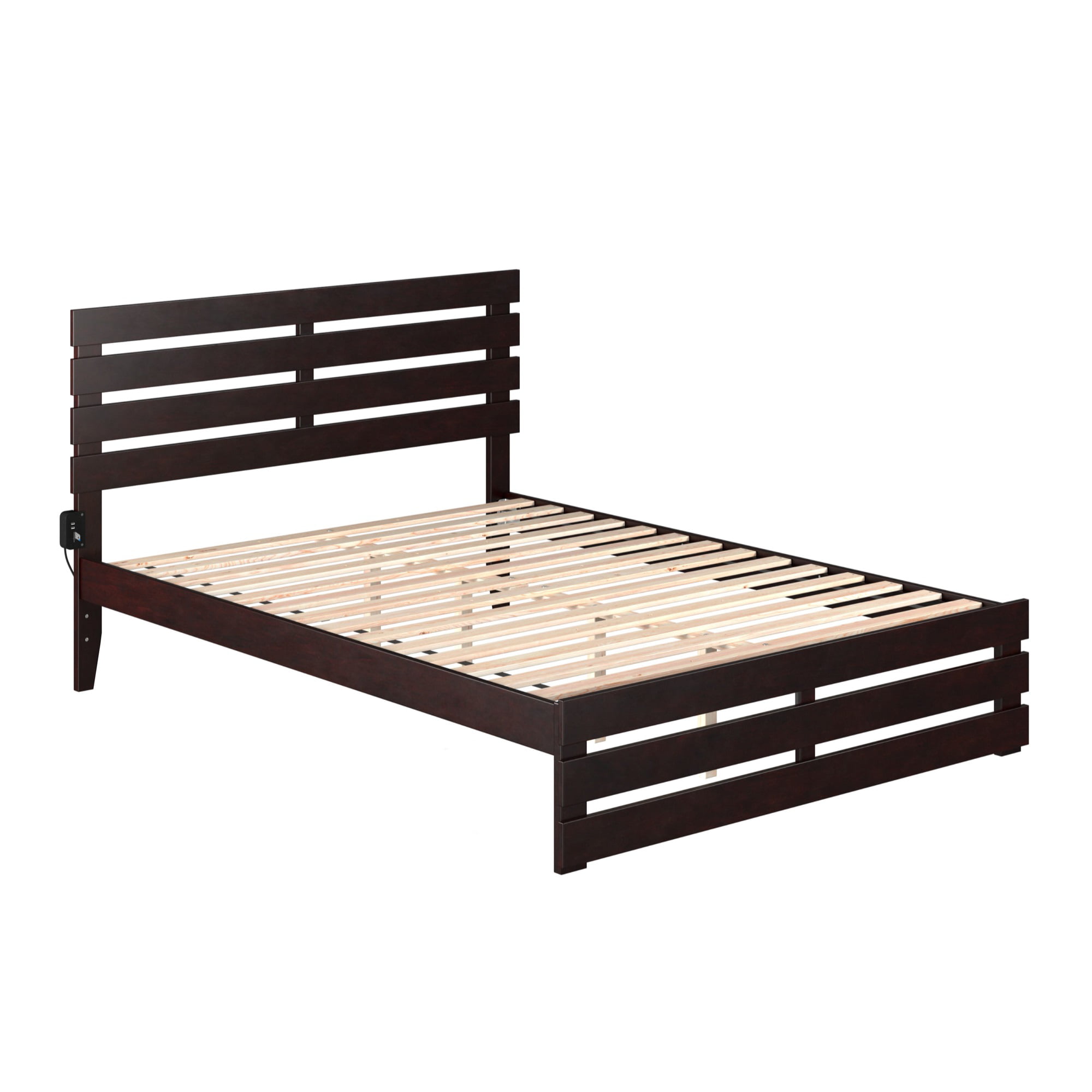Picture of Atlantic Furniture AG8360041 Oxford Queen Size Bed with Footboard&#44; Espresso