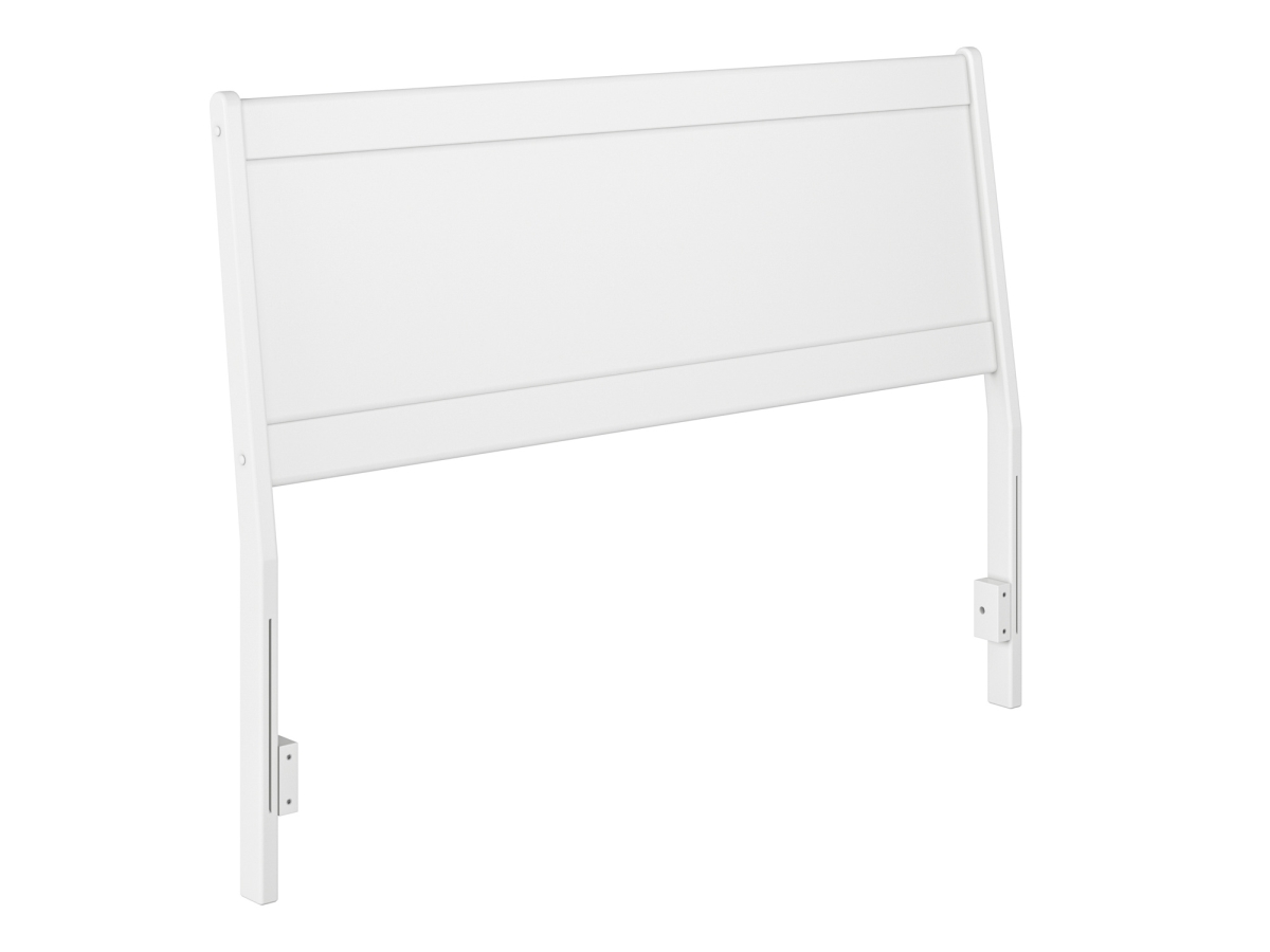 Picture of Atlantic Furniture AR299842 Casanova Queen Solid Wood Panel Headboard&#44; White