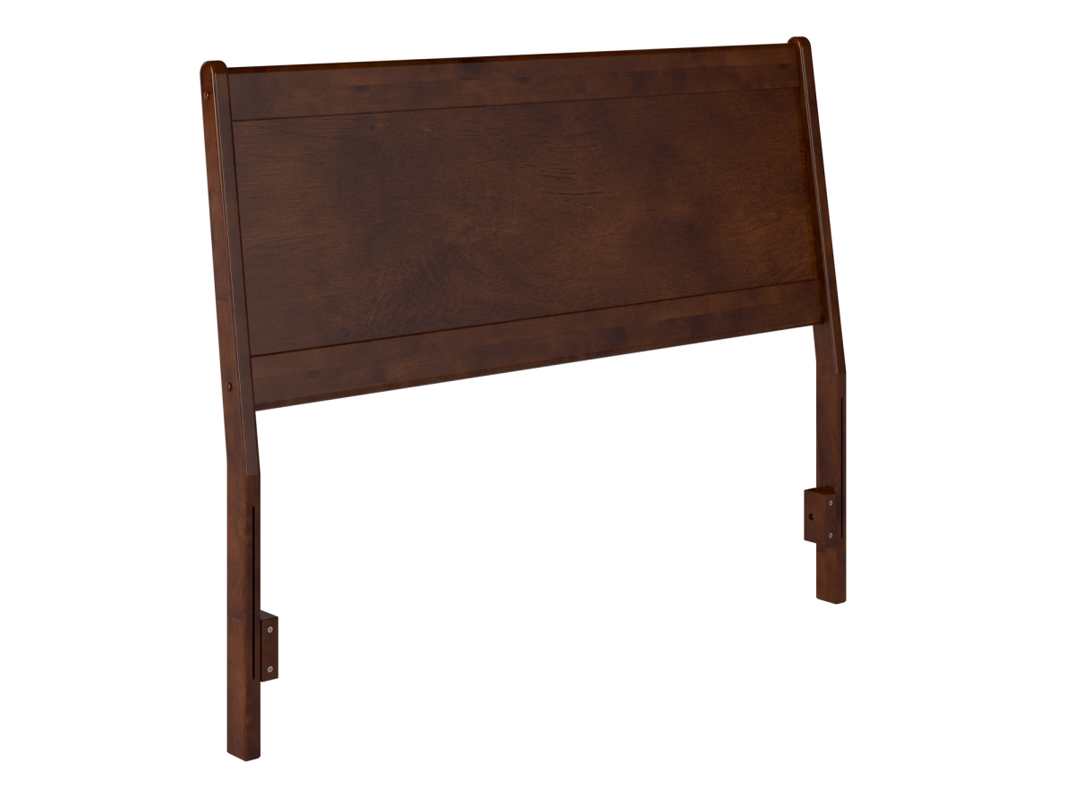 Picture of Atlantic Furniture AR299834 Casanova Full Solid Wood Panel Headboard&#44; Walnut