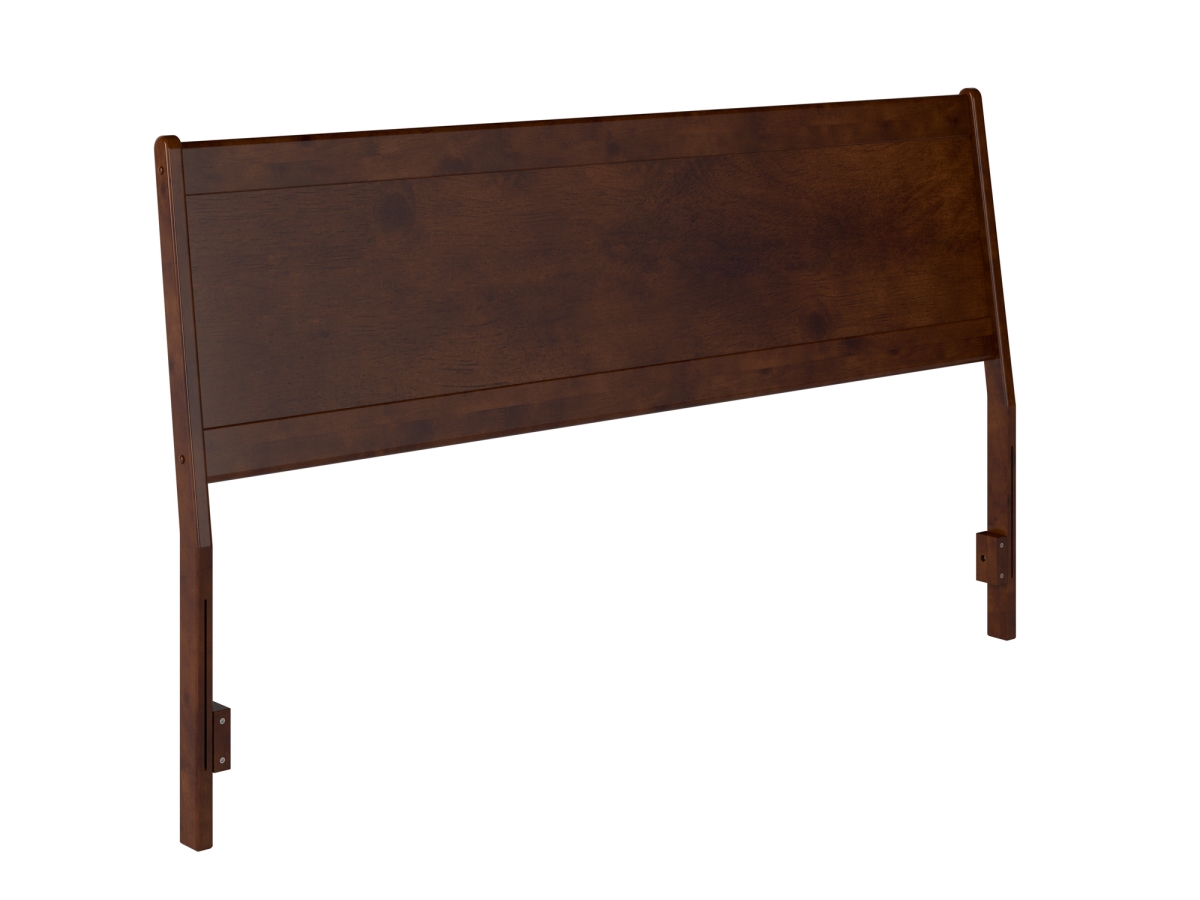 Picture of Atlantic Furniture AR299854 Casanova King Solid Wood Panel Headboard&#44; Walnut