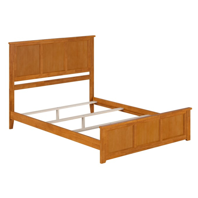 Picture of AFI Furnishings AR864603T Madison Queen Size Foundation Bed with Matching Footboard - Light Toffee