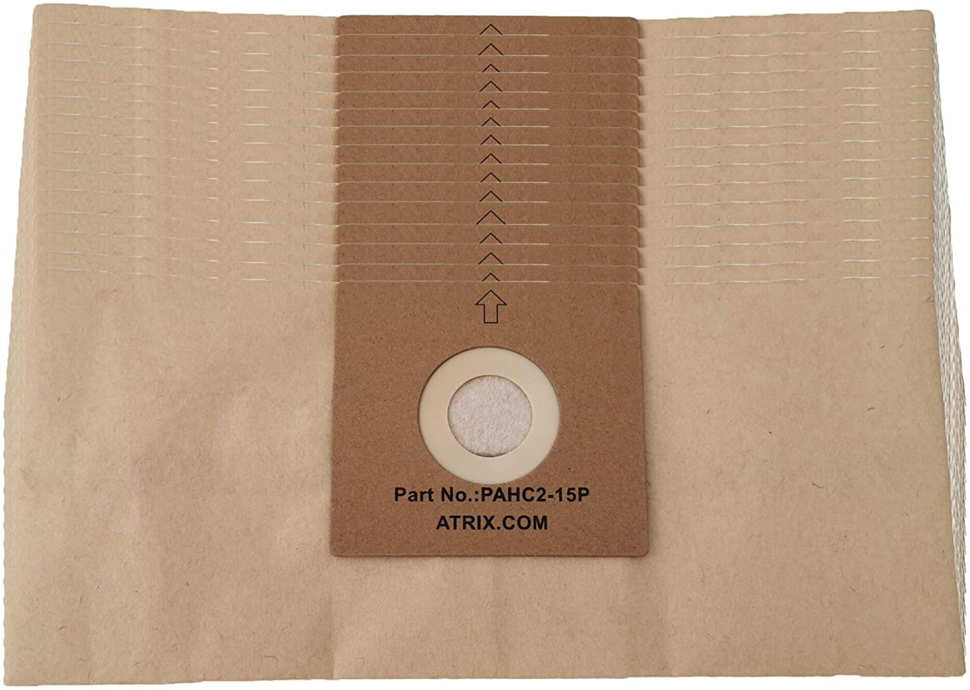 Picture of Atrix PAHC2-15P Turbo Red Canister Vacuum Paper Bags - Pack of 15