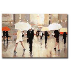 When Stars Collide by Lorraine Christie Premium Gallery-Wrapped Canvas Giclee Art - 16 x 24 x 1.5 in.