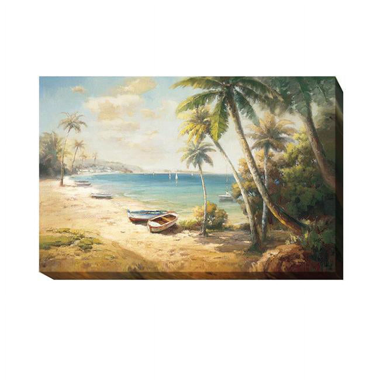 1624AM877EG Paradise Bay by Roberto Lombardi Premium Gallery-Wrapped Canvas Giclee Art - 16 x 24 x 1.5 in.