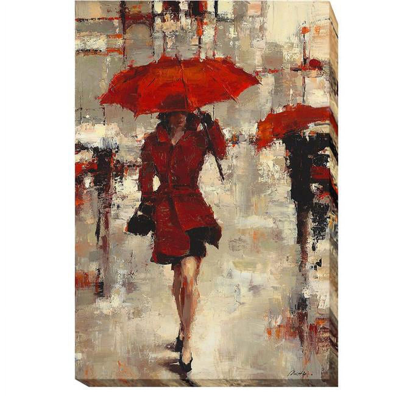 1624F397IG Paris Invitation by Lorraine Christie Premium Gallery-Wrapped Canvas Giclee Art - 16 x 24 x 1.5 in.