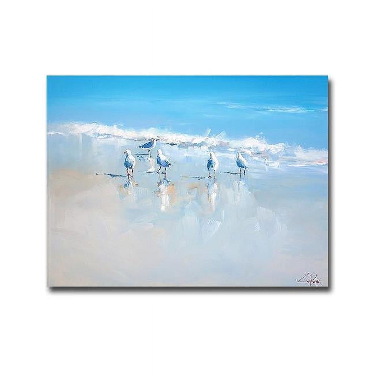 Sorrento Gulls by Craig T. Penny Premium Oversize Gallery-Wrapped Canvas Giclee Art - 30 x 40 x 1.5 in.