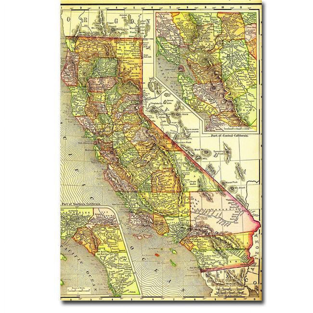 California by Bill Cannon Premium Oversize Gallery-Wrapped Canvas Giclee Art - 45 x 30 in.