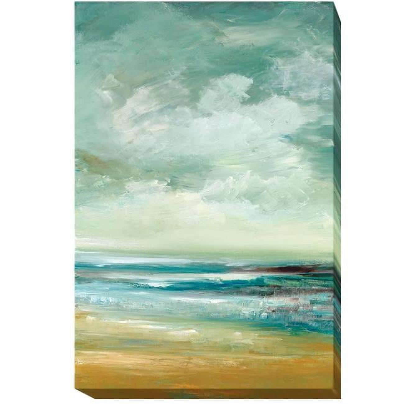 By The Sea by Cat Tesla Premium Oversize Gallery-Wrapped Canvas Giclee Art - 45 x 30 x 1.5 in.