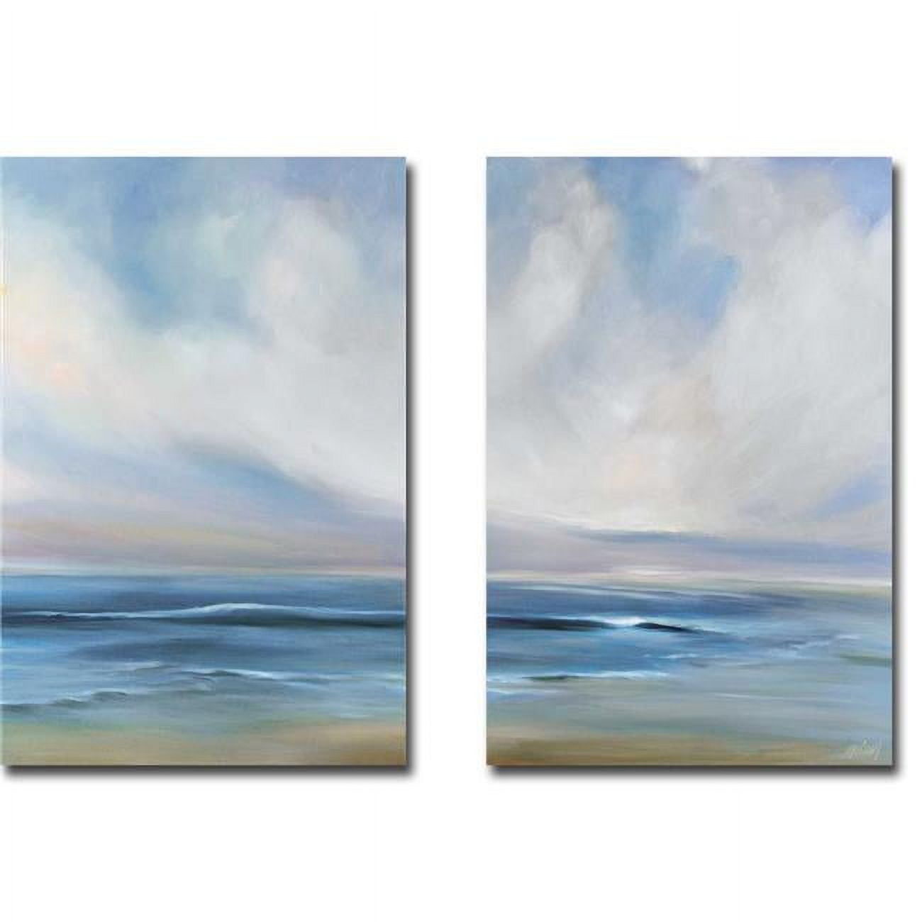 1624I782CG Cove Walk I & II by Joanne Parent 2-Piece Premium Gallery-Wrapped Canvas Giclee Art Set - 16 x 24 x 1.5 in.