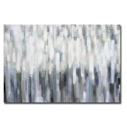 Silver Rain by Karen Lorena Parker Premium Gallery-Wrapped Canvas Giclee Art - 16 x 24 x 1.5 in.