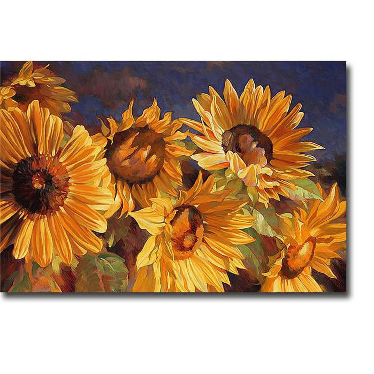 1624L943IG Sunflower by Emma Styles Premium Gallery-Wrapped Canvas Giclee Art - 16 x 24 x 1.5 in.